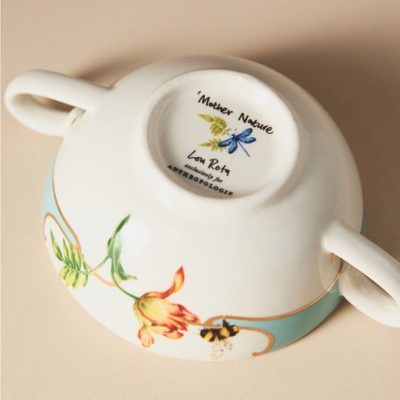 Anthropologie Lou Rota Mother Nature Floral Measuring Cups Set of 4 New With Tag - Picture 10 of 12